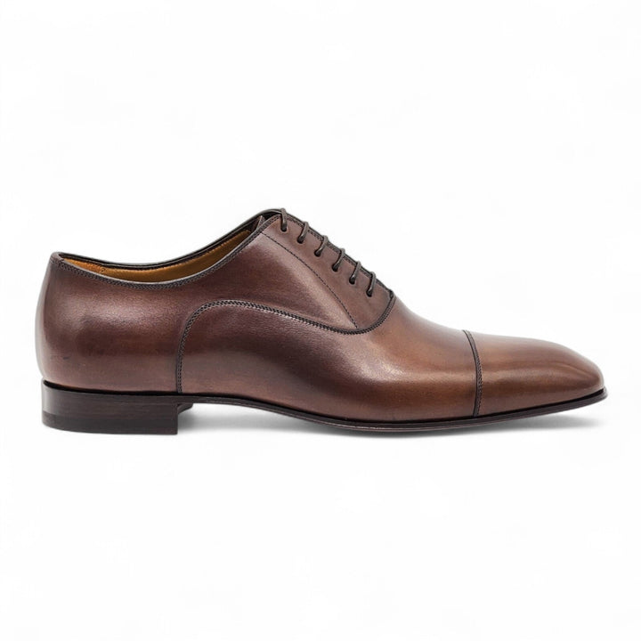 Christian Louboutin Greggo Leather Oxford Shoes in Brown EU 41 US 8