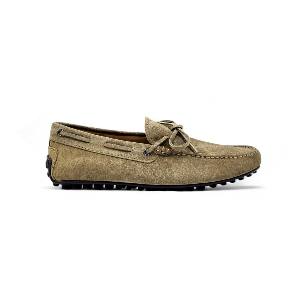 Tod's City Gommino Driving Men's Suede Loafers Light Brown UK 6 US 7.5 - $695