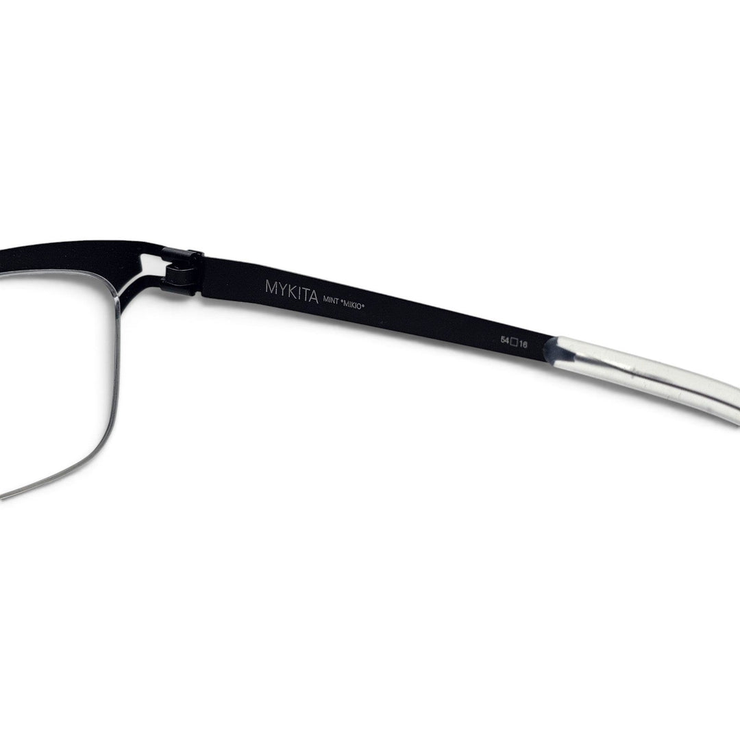 MYKITA MINT Mikio COL 052 Black Silver Cat Eye Eyeglasses 54-16-140 - NWB $850
