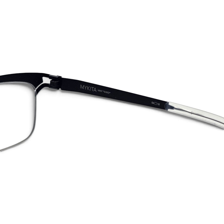 MYKITA MINT Mikio COL 052 Black Silver Cat Eye Eyeglasses 54-16-140 - NWB $850