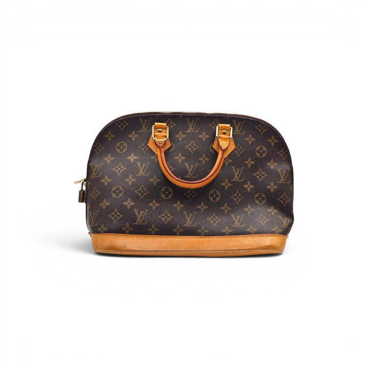 Louis Vuitton Monogram Alma PM Brown Canvas Handbag - Preowned
