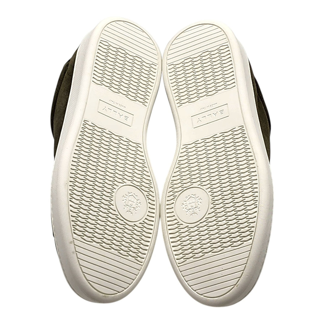 Bally Crest Romy Suede Slip-On Men’s Sneakers Gray EU 42.5 US 9.5 - NWB $400