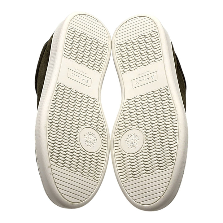 Bally Crest Romy Suede Slip-On Men’s Sneakers Gray EU 42.5 US 9.5 - NWB $400