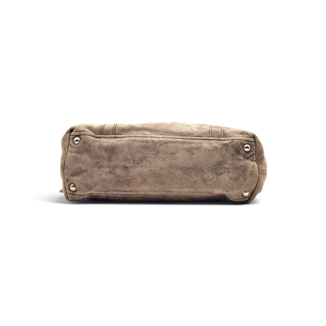 Prada Vintage Scamosciato Suede Shoulder Bag BR2630 in Tan Brown