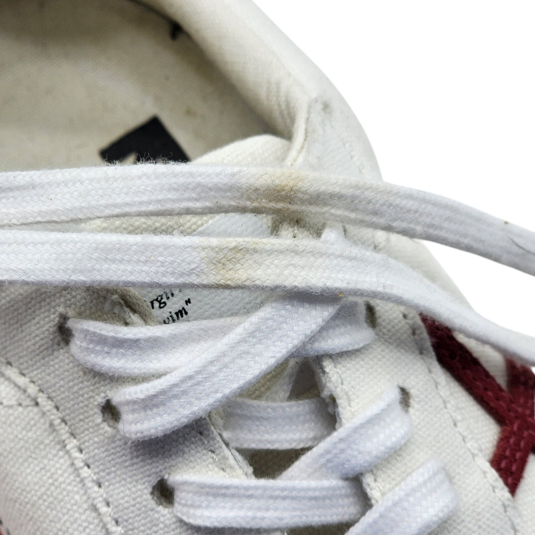 OFF-WHITE Vulc Low Canvas White Red Sneakers EU 40 US 7M 10W