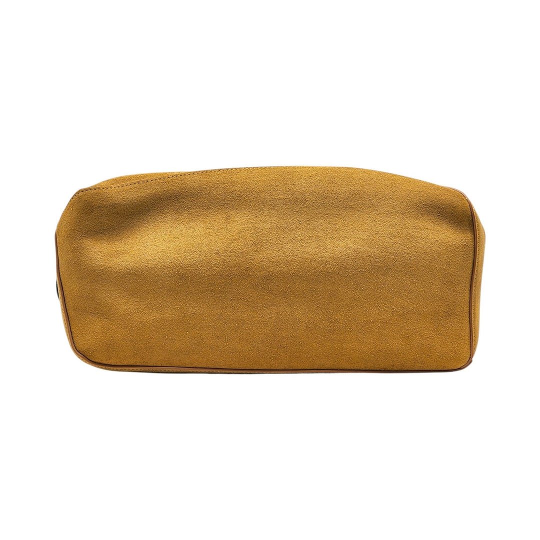Loewe Men's Puzzle Suede Leather Shoulder Crossbody Bag in Tan