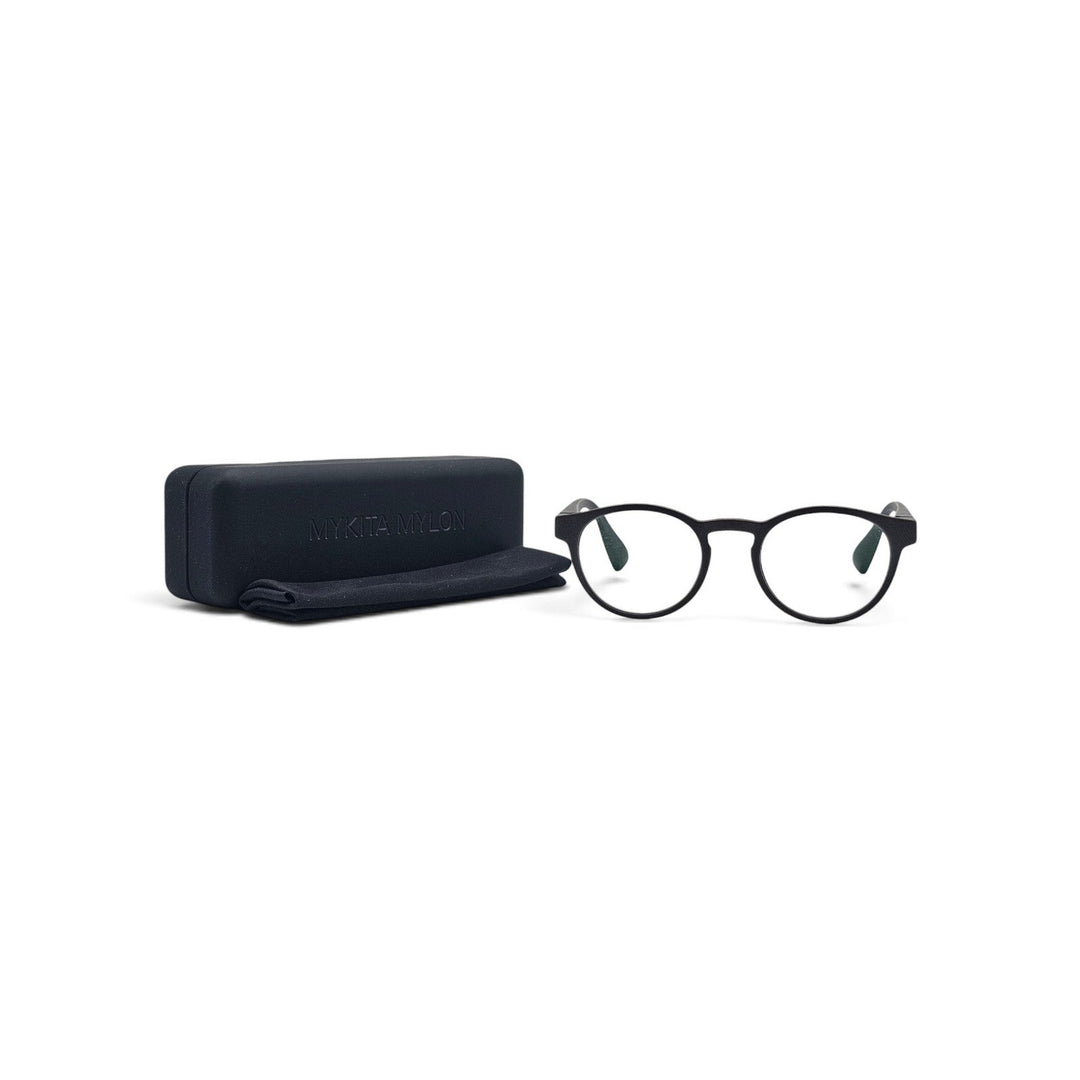 MYKITA MYLON Ellum C355 Ebony Brown Round Eyeglasses 49-20-140 Unisex - NWB $850
