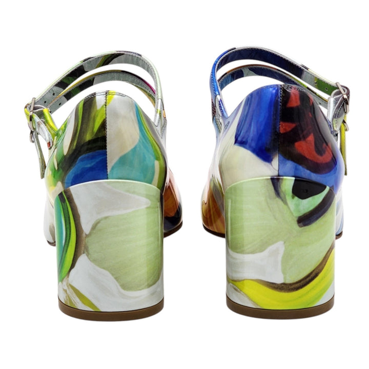 Christian Louboutin Miss Jane Leather Pumps Multicolor EU 37 US 6.5
