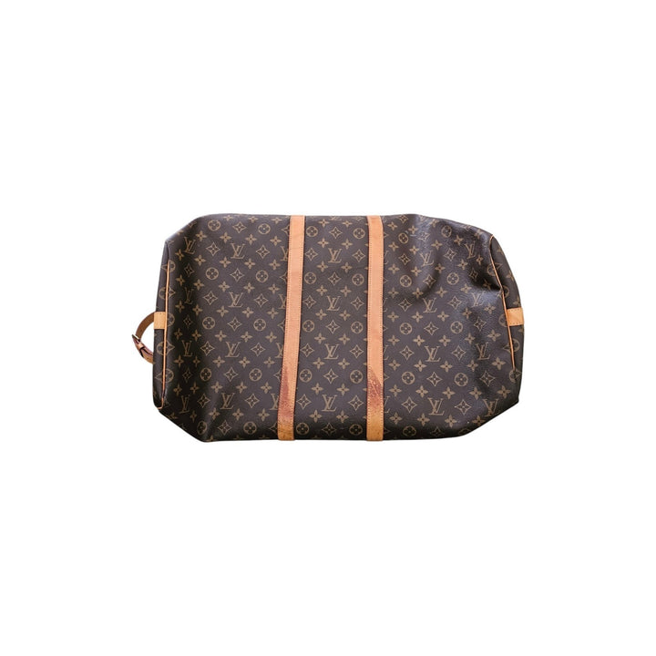Louis Vuitton Keepall Bandouliere 55 Duffle Travel Bag LV Monogram Canvas
