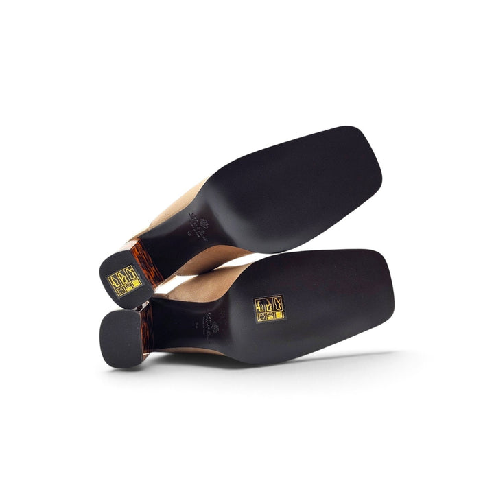 Loro Piana Alba Heeled Mules Vanilla Gleam FAR1163 A0RL EU 38 US 8 - NWOB $1900