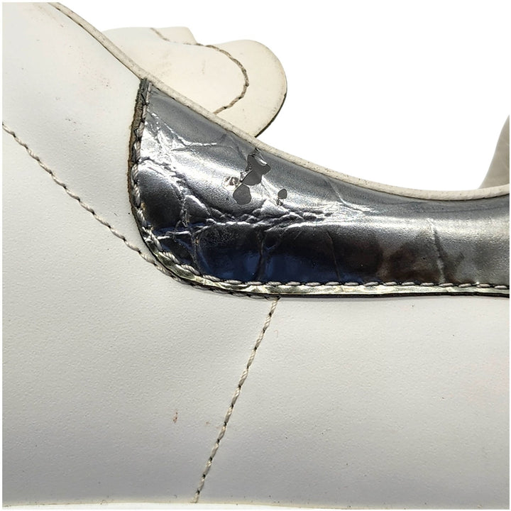 Alexander McQueen Oversized Leather Sneakers White EU 37 US 6.5