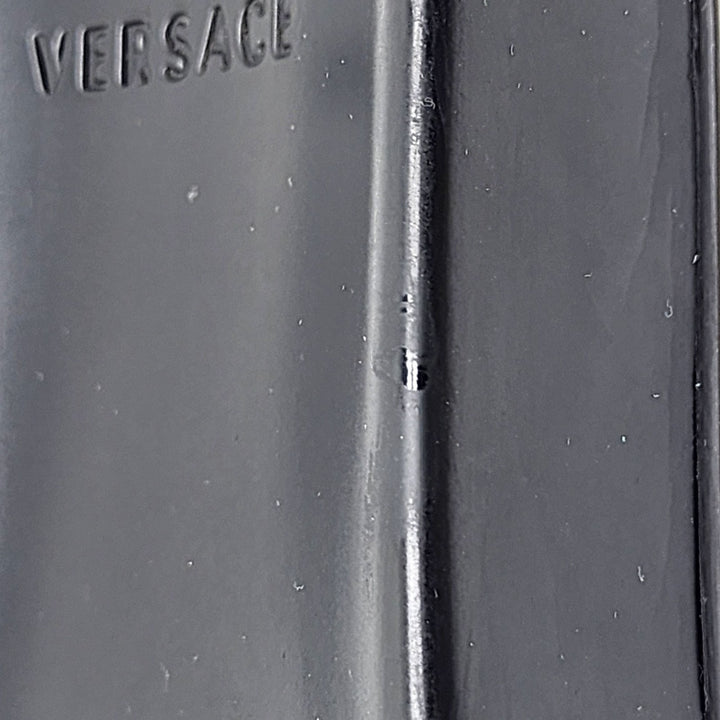 Versace Medusa Men's Black Pool Slides Sandals - Preowned Size EU 44 US 11