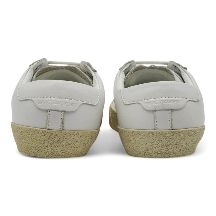 Saint Laurent Court Classic SL/06 Leather Sneakers White EU 36.5 US 6