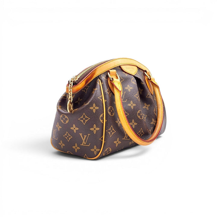 Louis Vuitton Monogram Canvas Tivoli PM Satchel Top Handle Bag