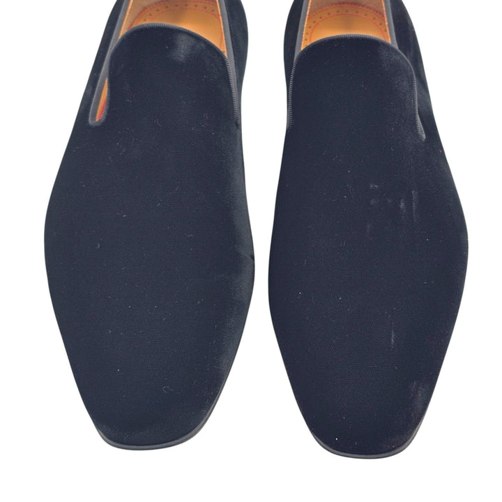 Christian Louboutin Dandelion Velvet Tuxedo Loafers Black EU 41 US 8 - NWOB