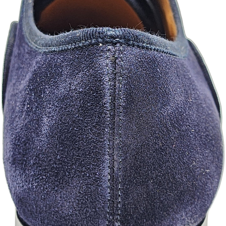 Christian Louboutin Greggo Leather and Suede Oxford Shoes Blue EU 44 US 11