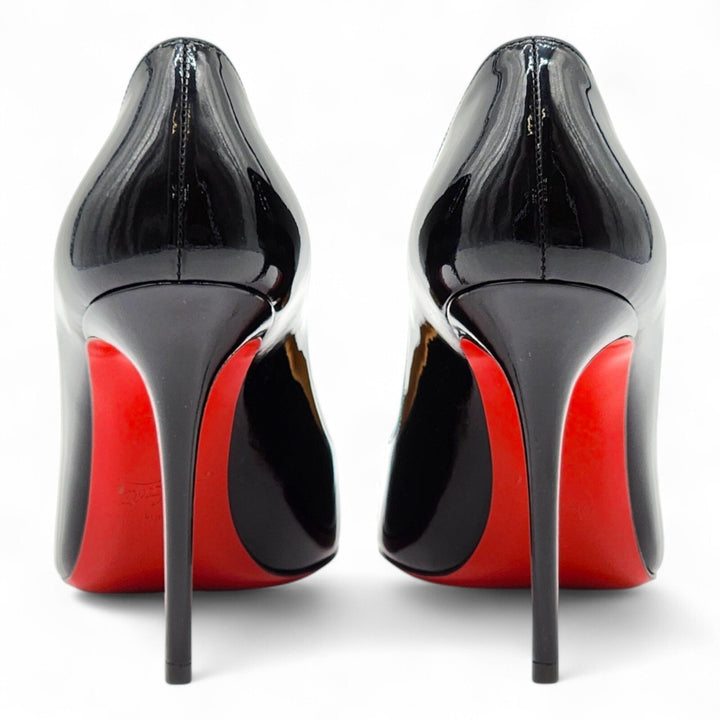 Christian Louboutin Patent Leather Kate 100mm Pumps in Black