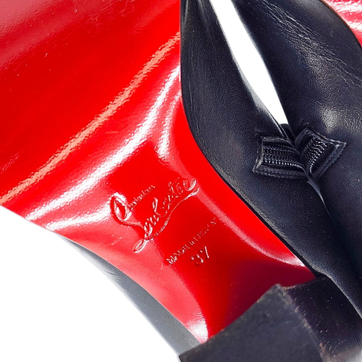 Christian Louboutin Kiss Me Gena Leather Over the Knee Boots EU 37 US 6.5 $1795