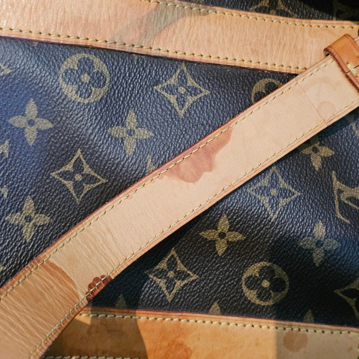 Louis Vuitton Keepall Bandouliere 55 Duffle Travel Bag LV Monogram Canvas