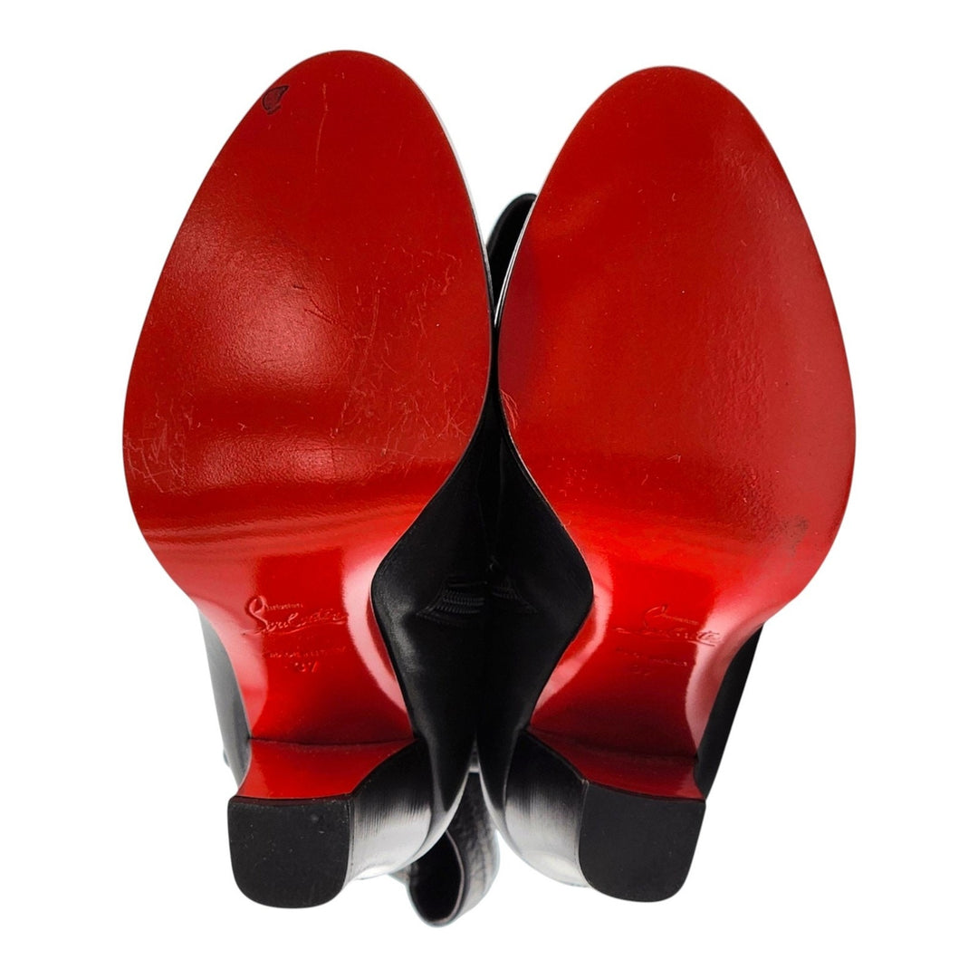 Christian Louboutin Kiss Me Gena Over The Knee Leather Boots EU 37 US 7 $1795