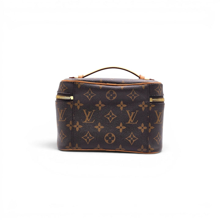 Louis Vuitton Nice Mini Vanity Case Monogram Canvas Beauty Bag Brown - Preowned