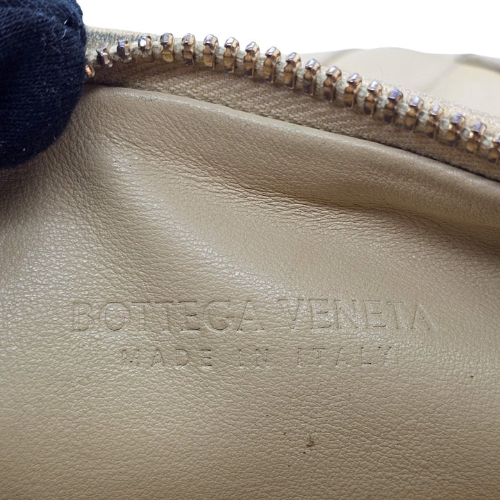 Bottega Veneta BV Jodie Mini Hobo Shoulder Bag Intrecciato Nappa Leather Beige