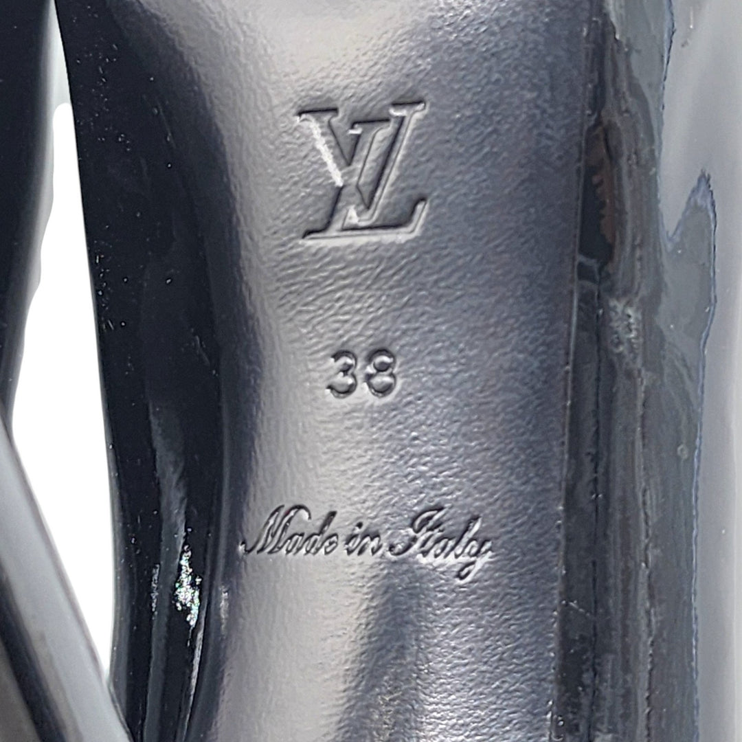 Louis Vuitton Oh Really Peep Toe Pumps Black EU 38 US 7.5