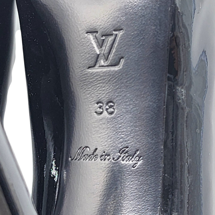 Louis Vuitton Oh Really Peep Toe Pumps Black EU 38 US 7.5