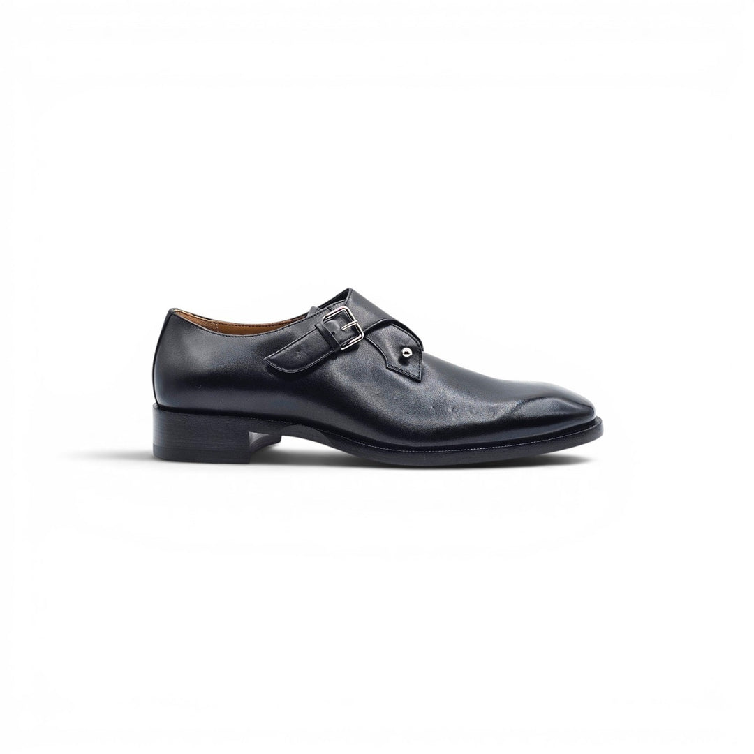 Christian Louboutin Chambelimonk Leather Derby Shoes Black EU 42.5 US 9.5