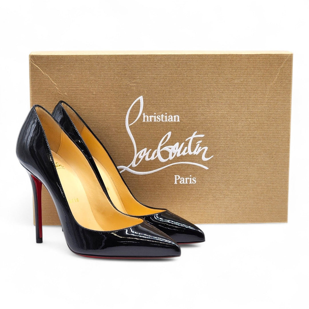 Christian Louboutin Pigalle Patent Leather Black Pumps EU 35.5 US 5 - NWB