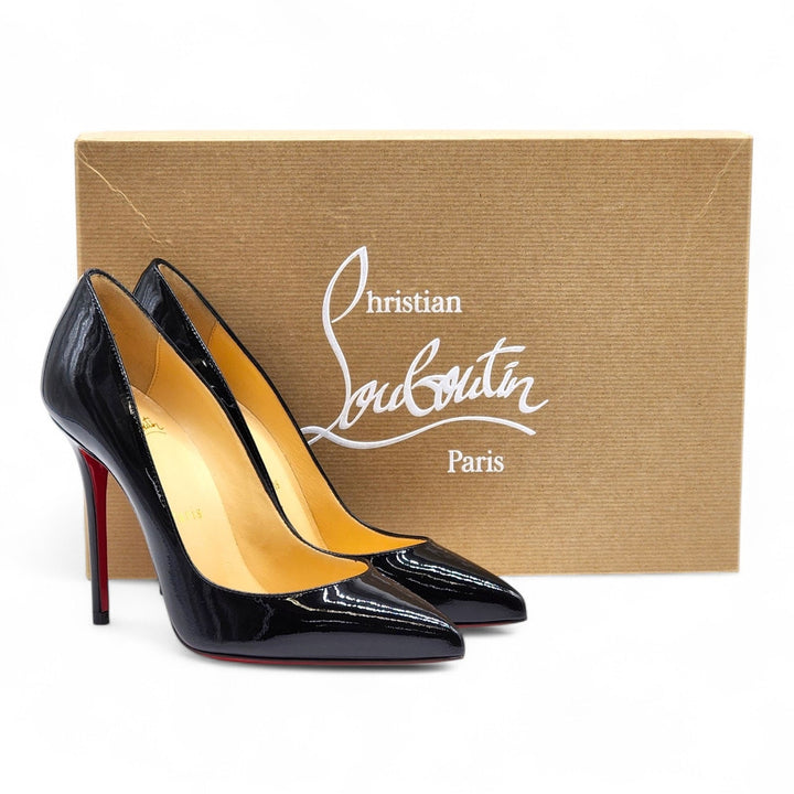 Christian Louboutin Pigalle Patent Leather Black Pumps EU 35.5 US 5 - NWB