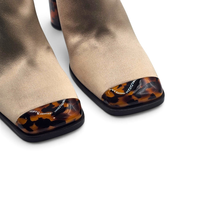 Loro Piana Alba Heeled Mules Vanilla Gleam FAR1163 A0RL EU 37 US 7 - NWOB $1900