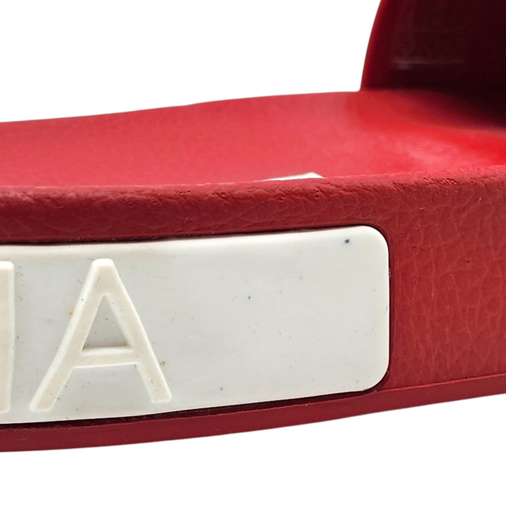 Dolce&Gabbana Saint Barth Rubber Pool Slides in Red EU 39 US 9