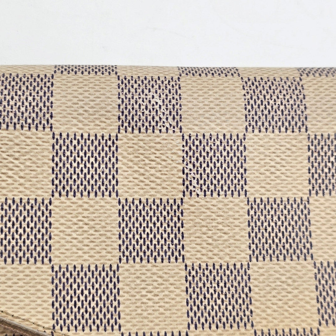 Louis Vuitton Damier Azur Pochette Félicie Chain Shoulder Crossbody Bag