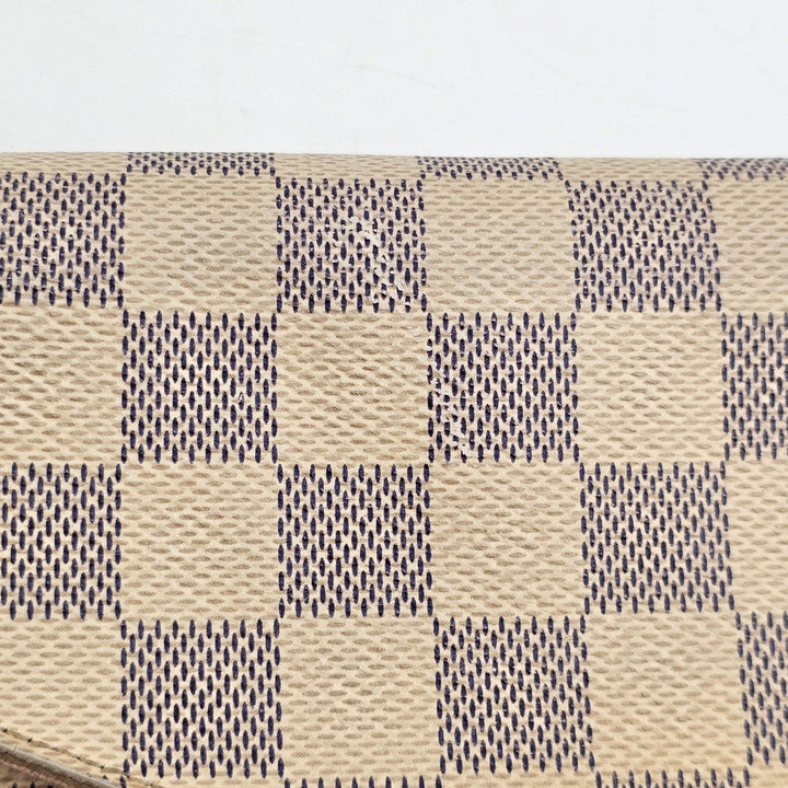 Louis Vuitton Damier Azur Pochette Félicie Chain Shoulder Crossbody Bag