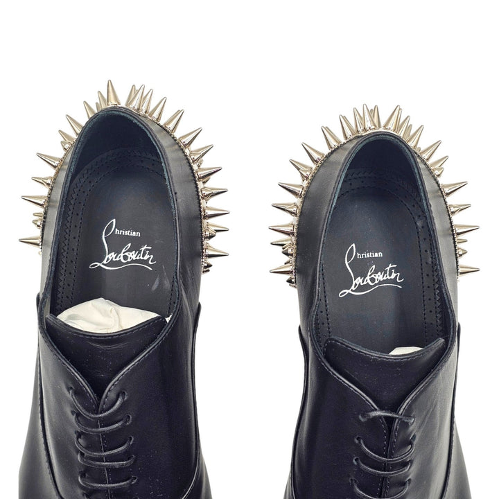 Christian Louboutin Cheliviss Meteor Leather Oxford Shoes EU 42.5 US 9.5 $2695