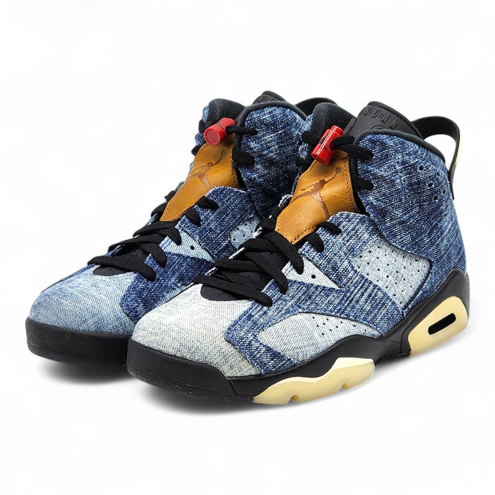 Nike Air Jordan 6 Retro Washed Denim Men’s Sneakers CT5350-401 EU 40 US 7 – New