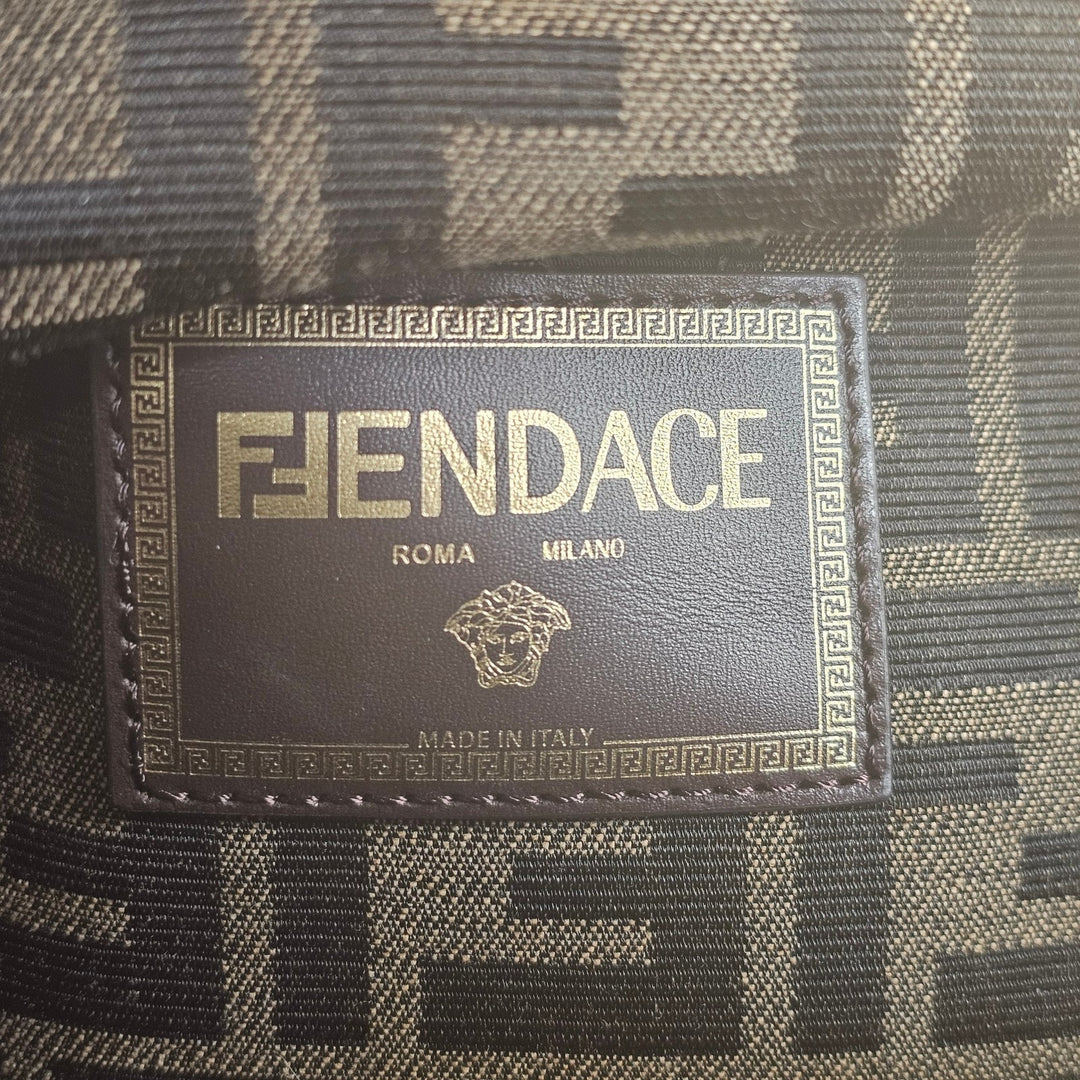 Fendi x Versace Fendace Fendi First Medium Gold Baroque Bag 8BP127 - NWOT