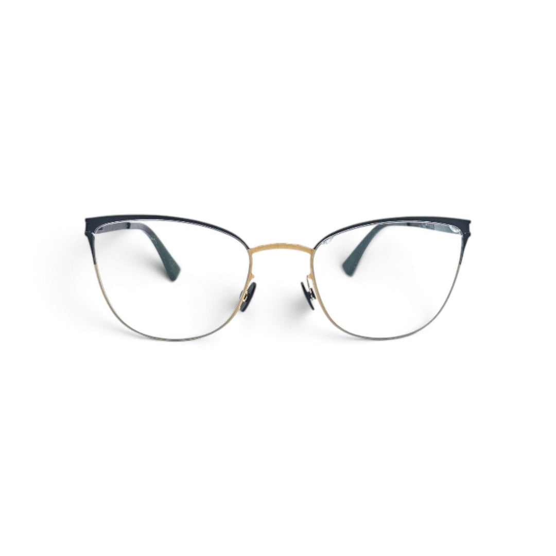 MYKITA NO1 LEA Cat Eye Eyeglasses Black Gold 51-19-150 Col 056 - NWB $850