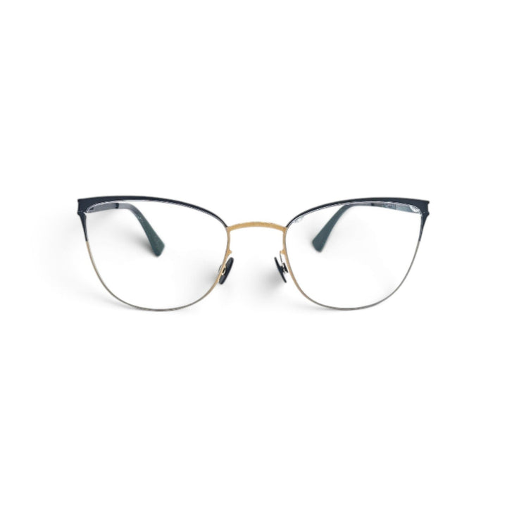 MYKITA NO1 LEA Cat Eye Eyeglasses Black Gold 51-19-150 Col 056 - NWB $850