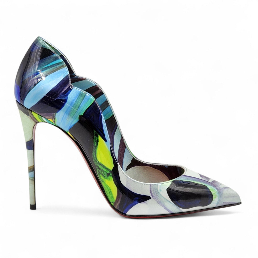 Christian Louboutin Hot Chick Leather Pumps Multicolor EU 37.5 US 7
