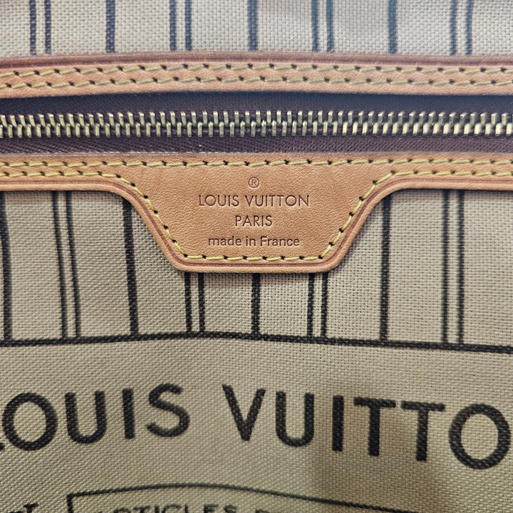 Louis Vuitton Neverfull MM Monogram Canvas Tote Bag Brown - Preowned