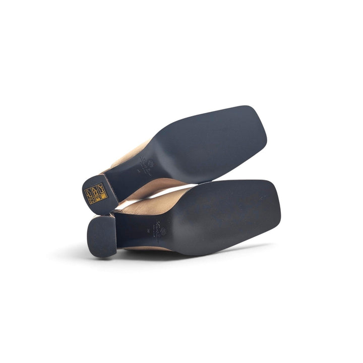 Loro Piana Alba Heeled Mules Vanilla Gleam FAR1163 A0RL EU 37 US 7 - NWOB $1900