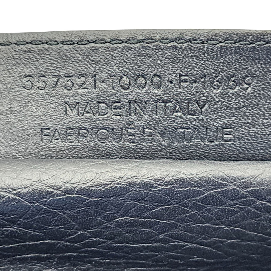 Balenciaga Papier Triple Crossbody Shoulder Bag Black SHW 357321