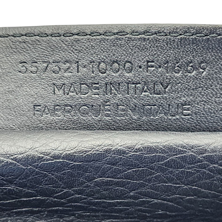 Balenciaga Papier Triple Crossbody Shoulder Bag Black SHW 357321