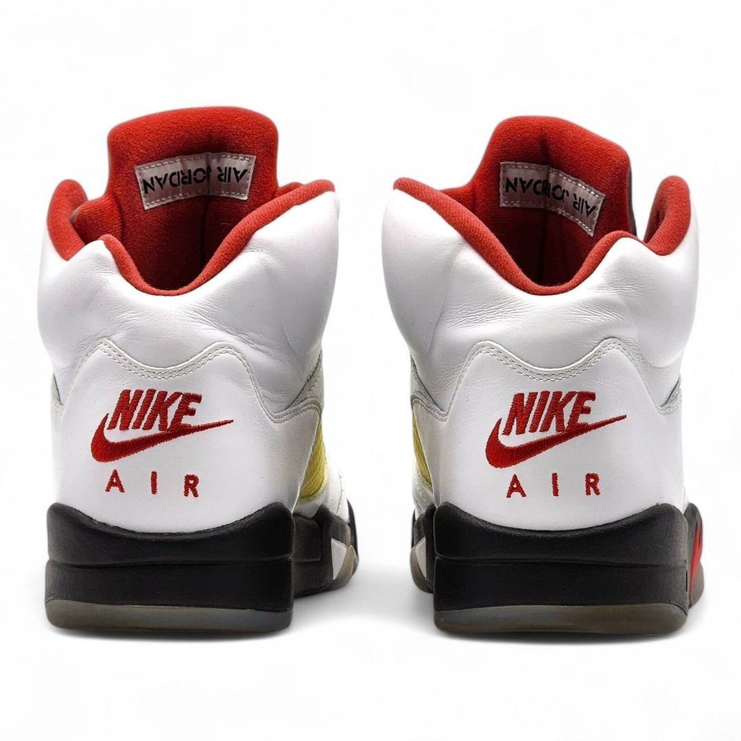 Nike Air Jordan 5 V Retro Men's Sneakers Fire Red Black 136027-101 US 12