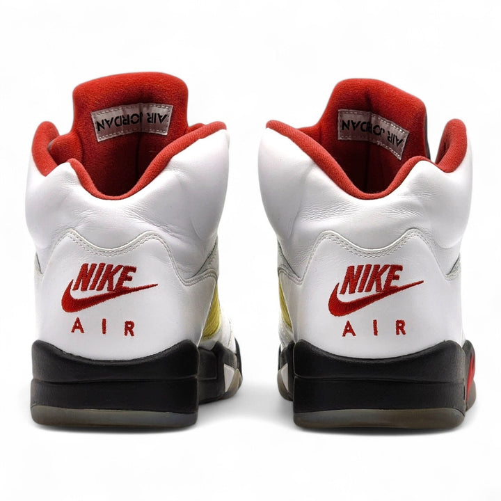 Nike Air Jordan 5 V Retro Men's Sneakers Fire Red Black 136027-101 US 12