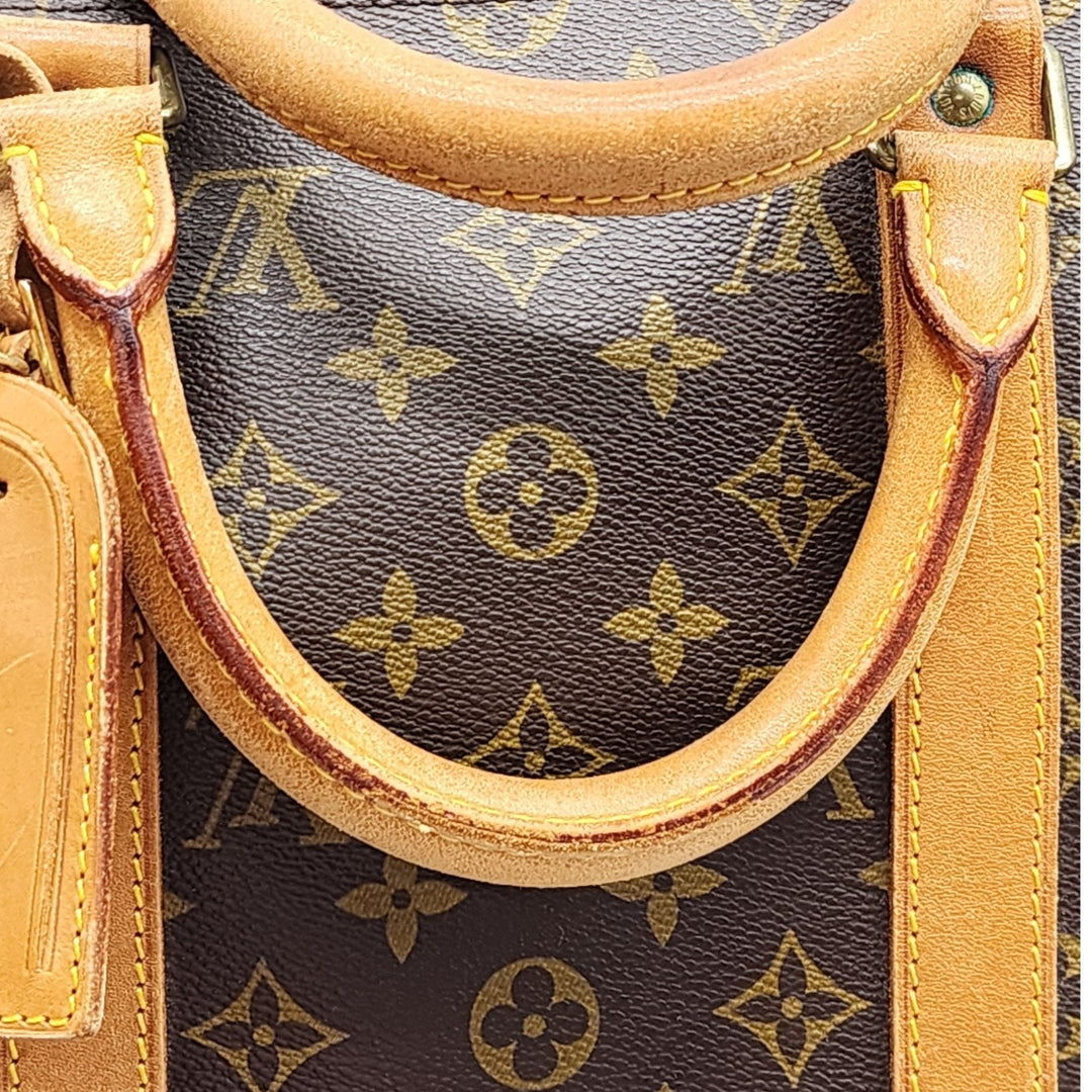 Louis Vuitton Keepall Bandouliere Duffle 45 Brown Canvas