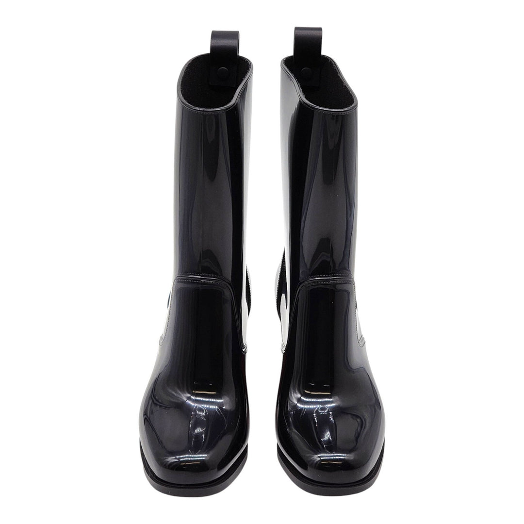 Christian Louboutin Loubirain PVC Rubber Women's Rain Boots Black EU 34 US 4