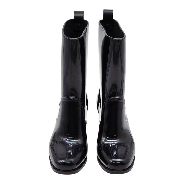 Christian Louboutin Loubirain PVC Rubber Women's Rain Boots Black EU 34 US 4
